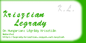 krisztian legrady business card